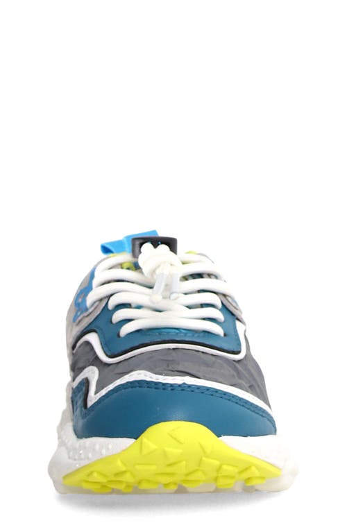 Naturino Kids' Doi Sneaker In Navy-grey-dark Grey-celeste