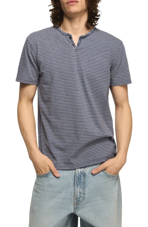 Stripe Venice Burnout Henley