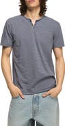Lucky Brand Stripe Venice Burnout Henley
