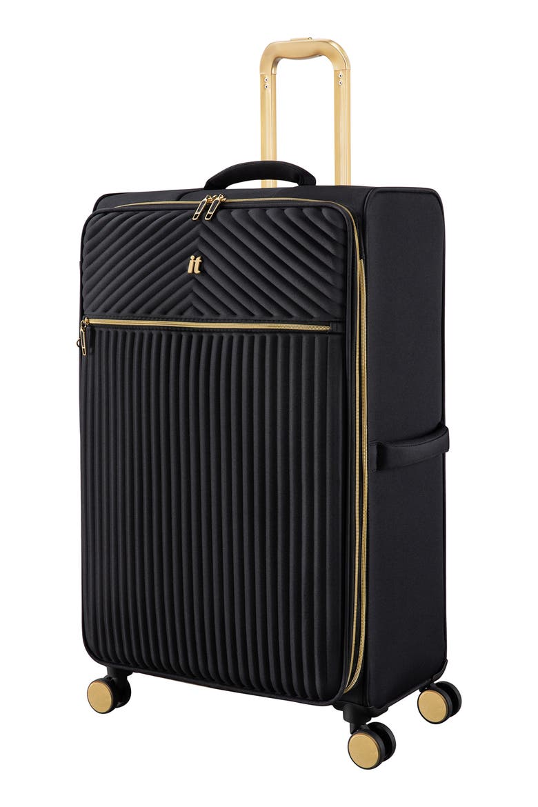 Esplanade 32-Inch Expandable Checked Suitcase, Main, color, BLACK