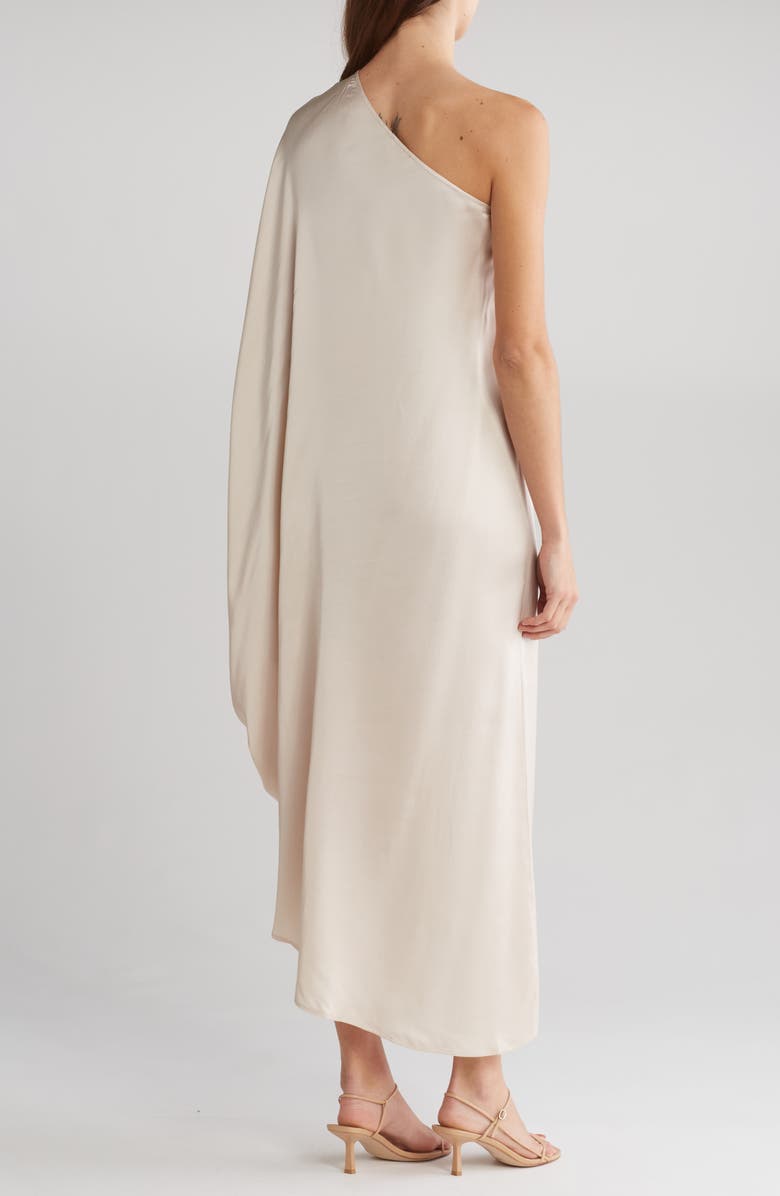 L'AGENCE Selena One-Shoulder Dress, Alternate, color, 
