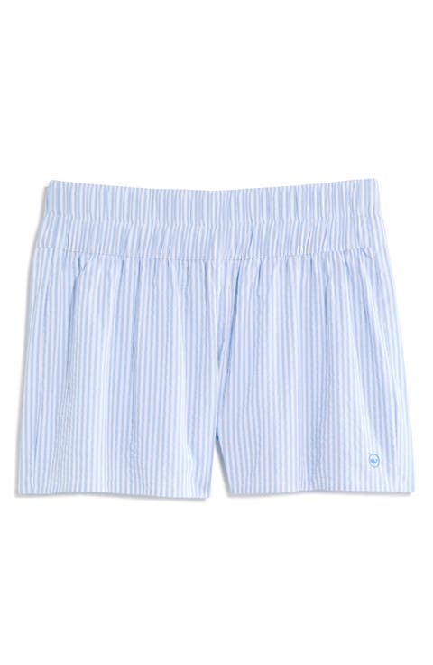 Sea Sode Harbor Seersucker Shorts