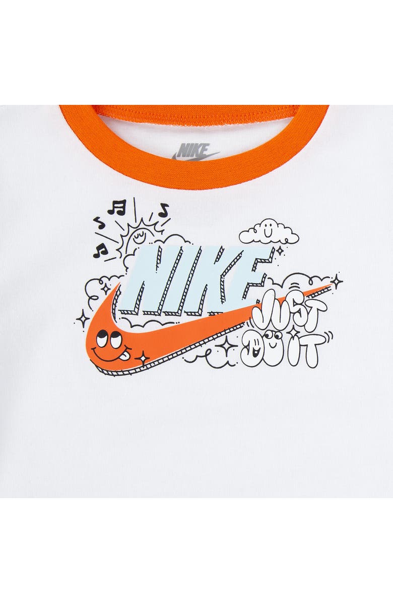 Nike Logo Graphic T-Shirt & Print Shorts Set, Alternate, color, 