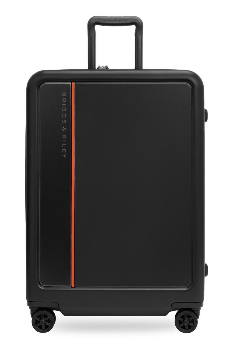 ZDX 27 Inch Hardside Expandable Spinner Suitcase, Main, color, BLACK