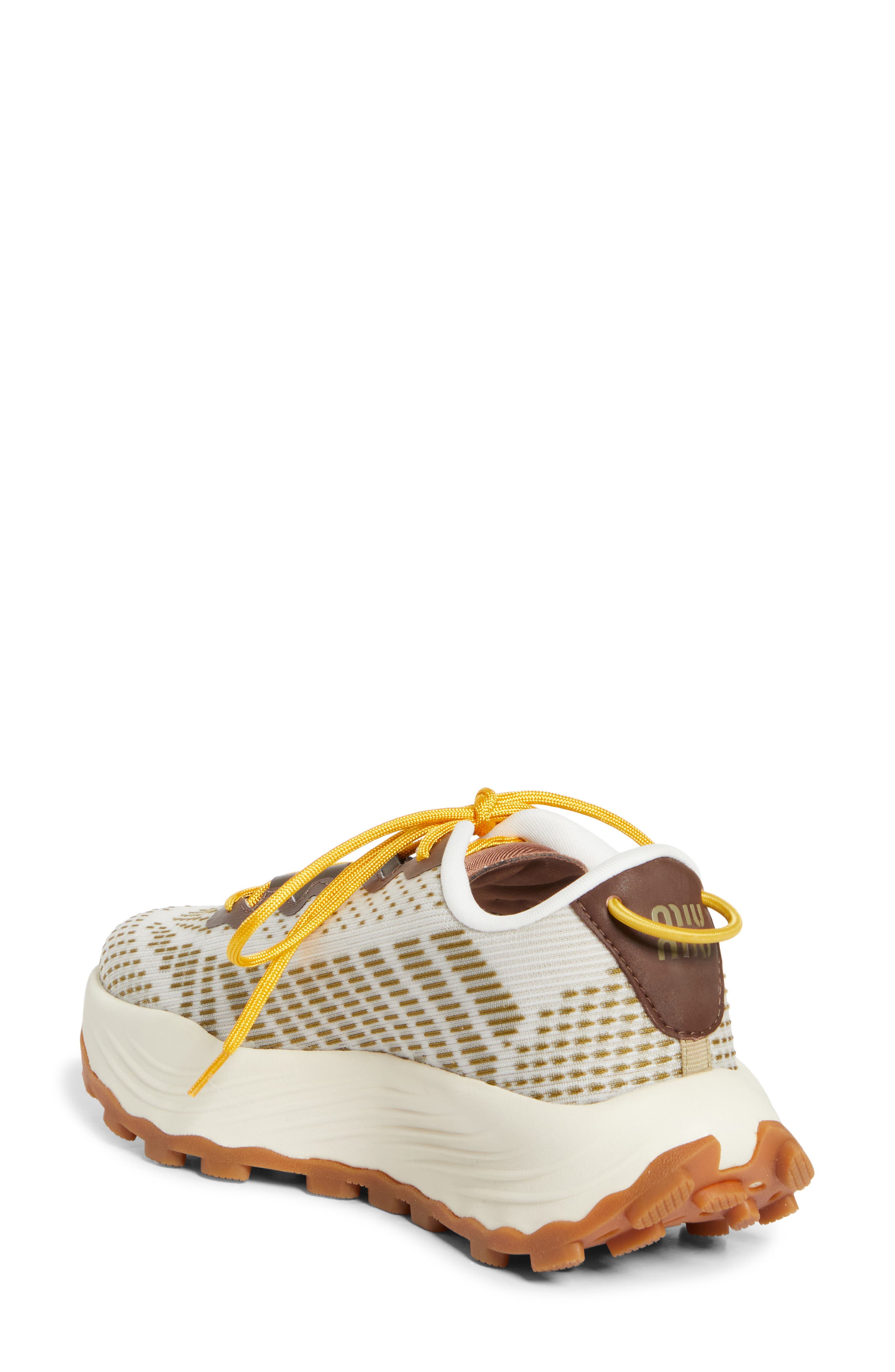 Miu Miu Energy Tech Sneaker, Alternate, color, Edera