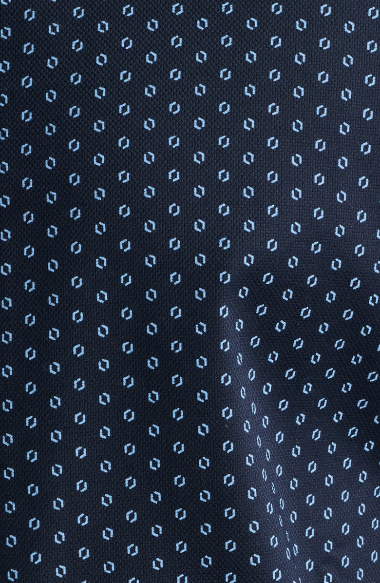 BOSS Hank Kent Slim Fit Stretch Cotton Dresss Shirt, Alternate, color, Dark Blue