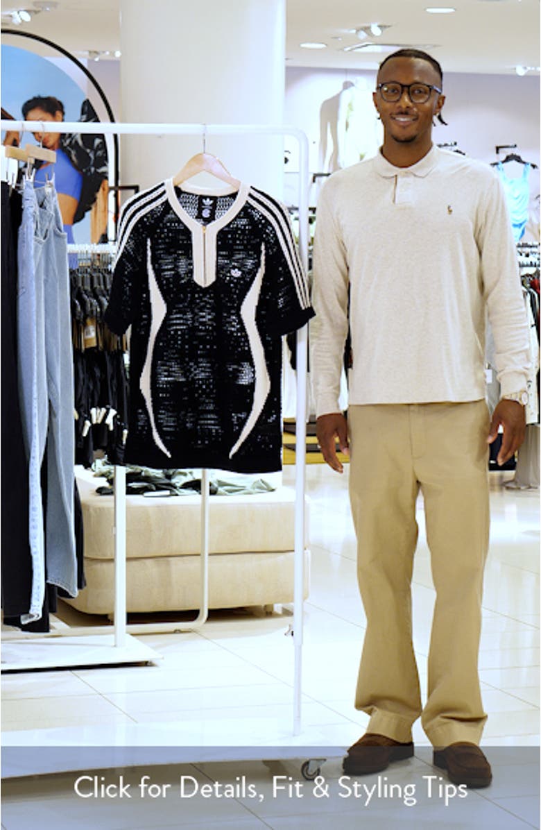 x CLOT Short Sleeve Quarter Zip Sweater, sales video thumbnail