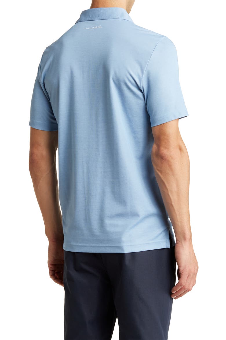 Langley Polo Shirt, Alternate, color, HEATHER ALLURE