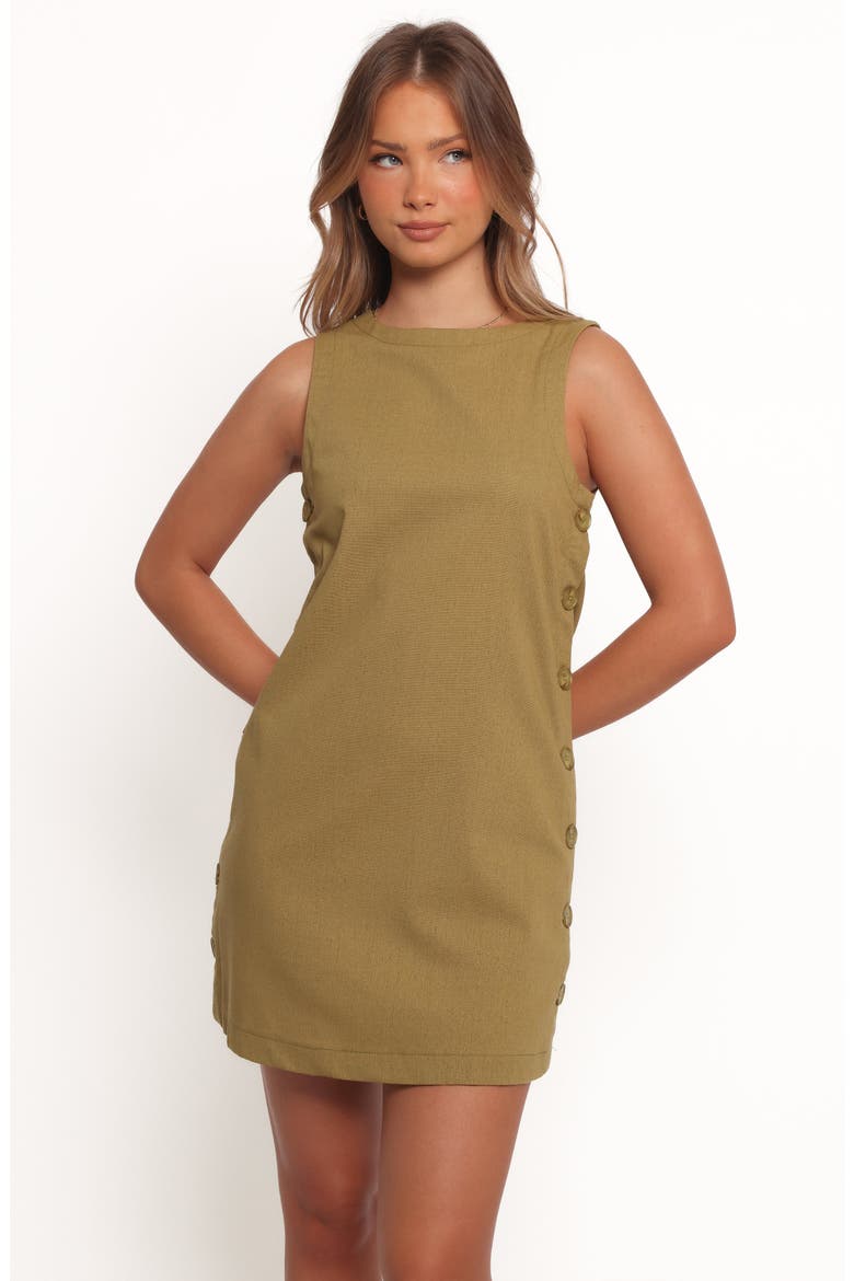 Penelope Sleeveless Minidress, Alternate, color, GREEN