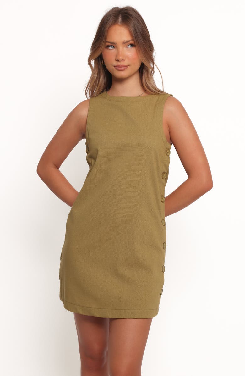 Petal & Pup Penelope Sleeveless Minidress, Alternate, color, Green