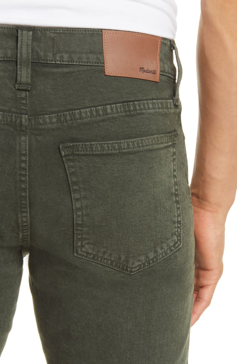 Madewell Garment Dyed Slim Everyday Flex Jeans, Alternate, color,