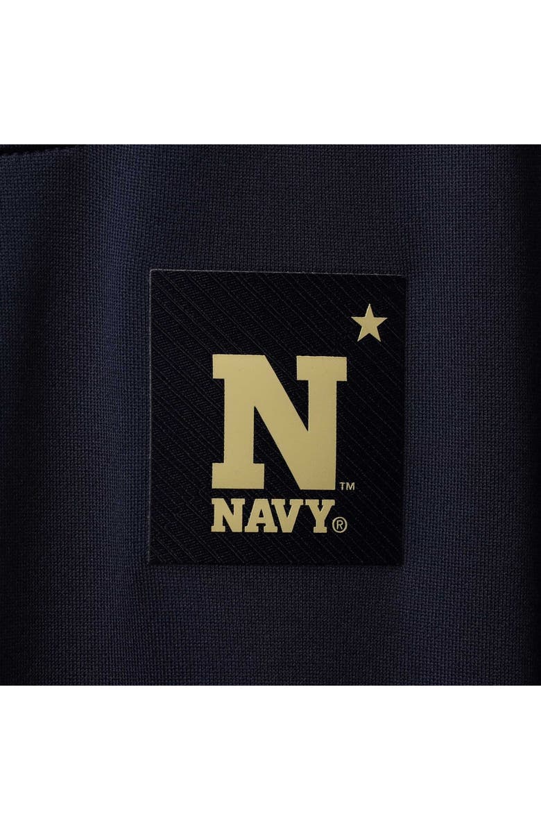Under Armour Men's Under Armour Navy Navy Midshipmen 2021 Sideline Command Quarter-Zip Jacket, Alternate, color,