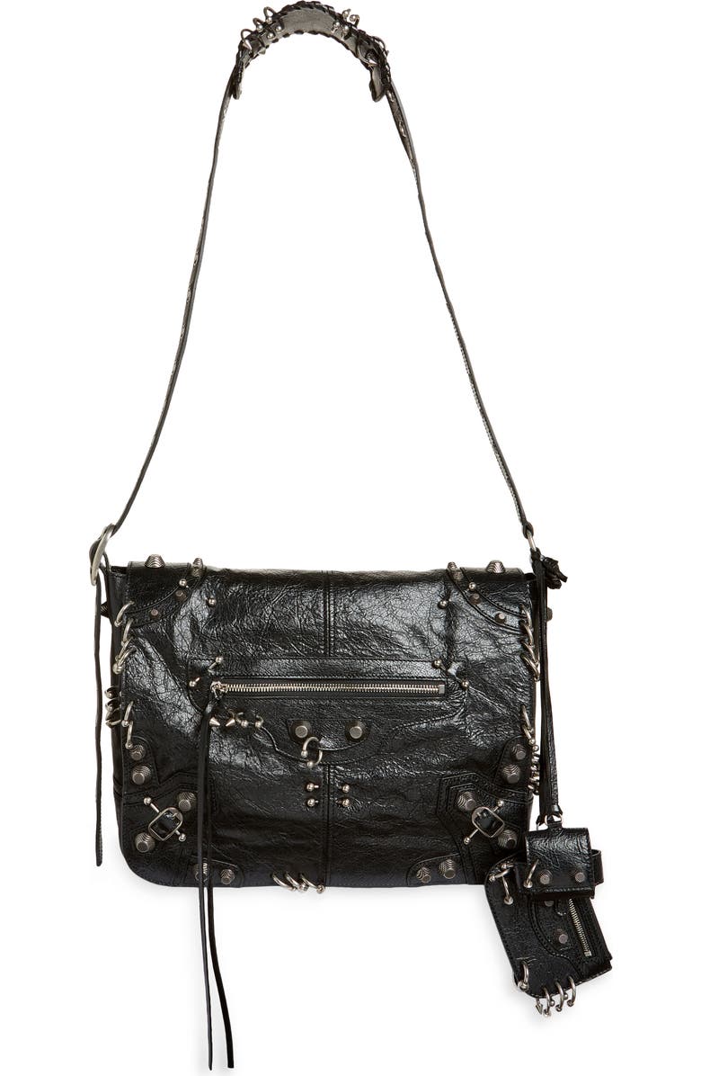Balenciaga Medium Le Cagole Piercing Messenger Bag, Main, color,