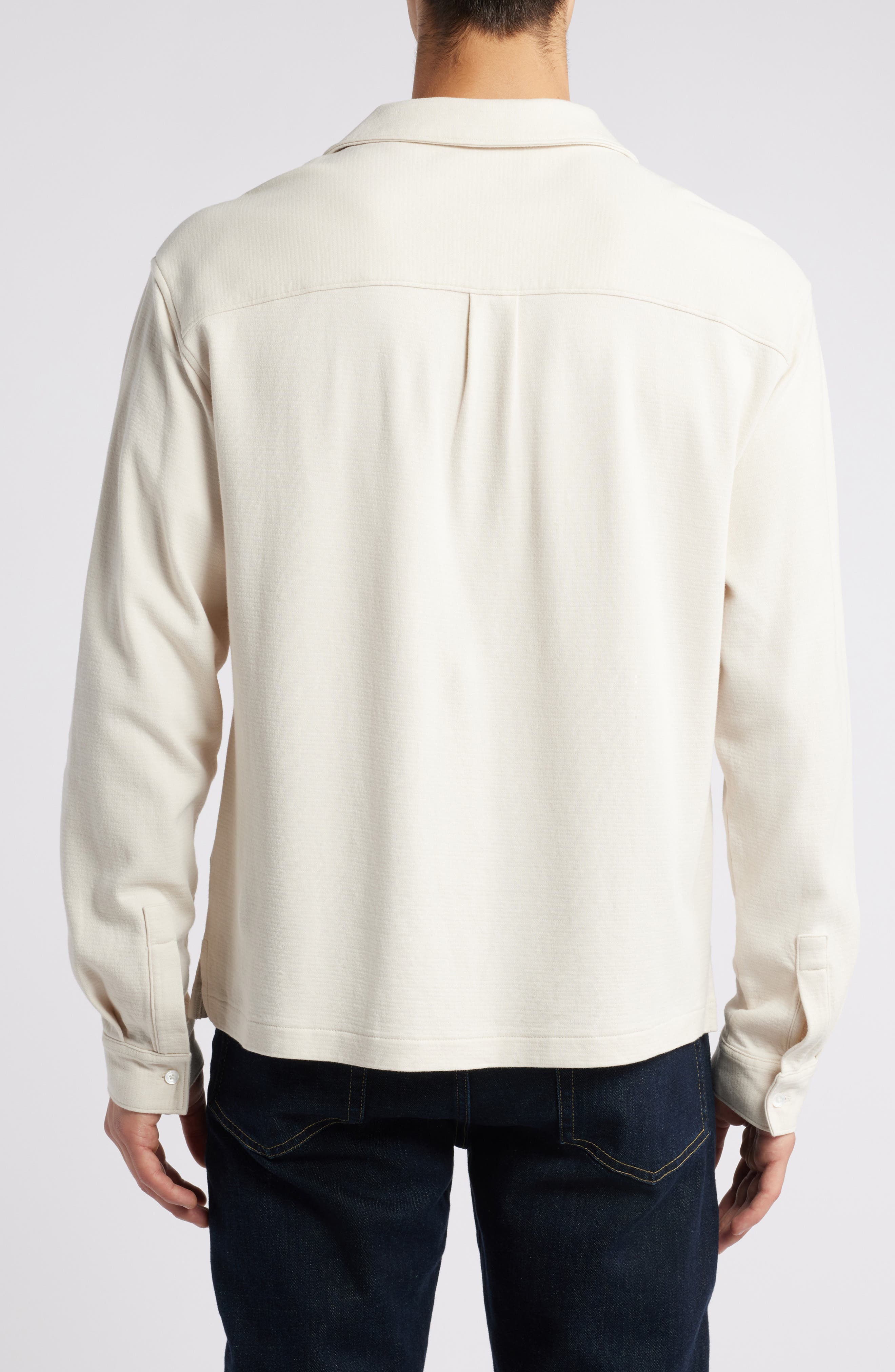 Long Sleeve Duo Fold Relaxed Shirt - image 2