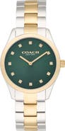 COACH Brooke Crystal Index Bracelet Watch