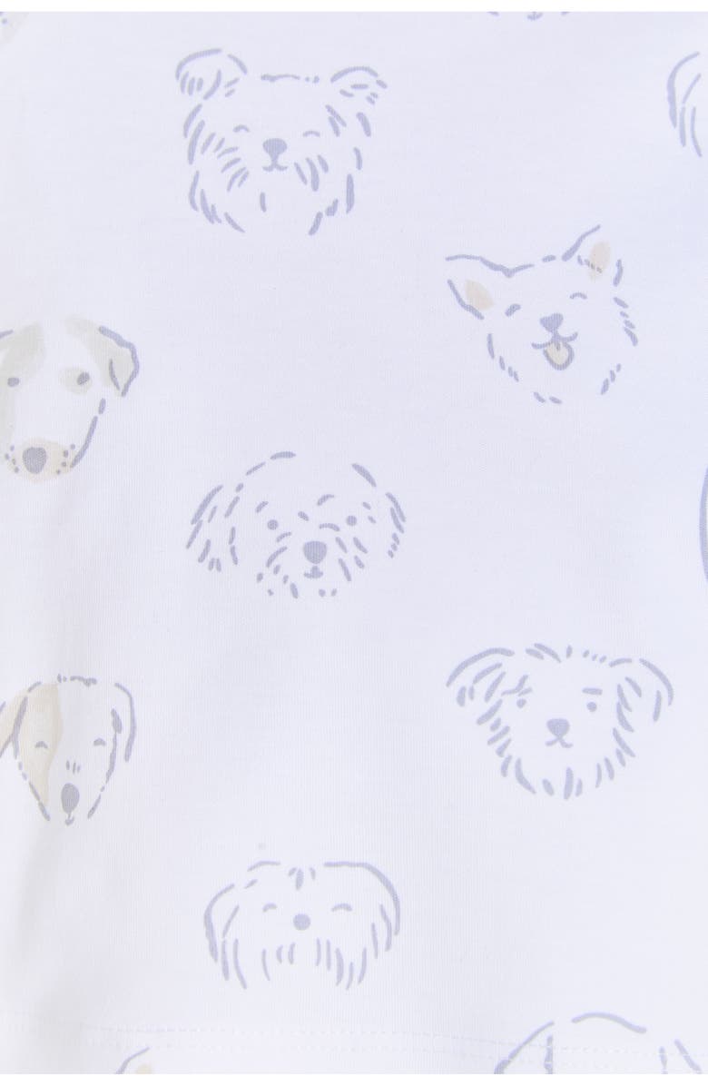 Babycottons Premium Peruvian Pima Cotton Paws Kimono & Pants Set for Infant, Alternate, color,