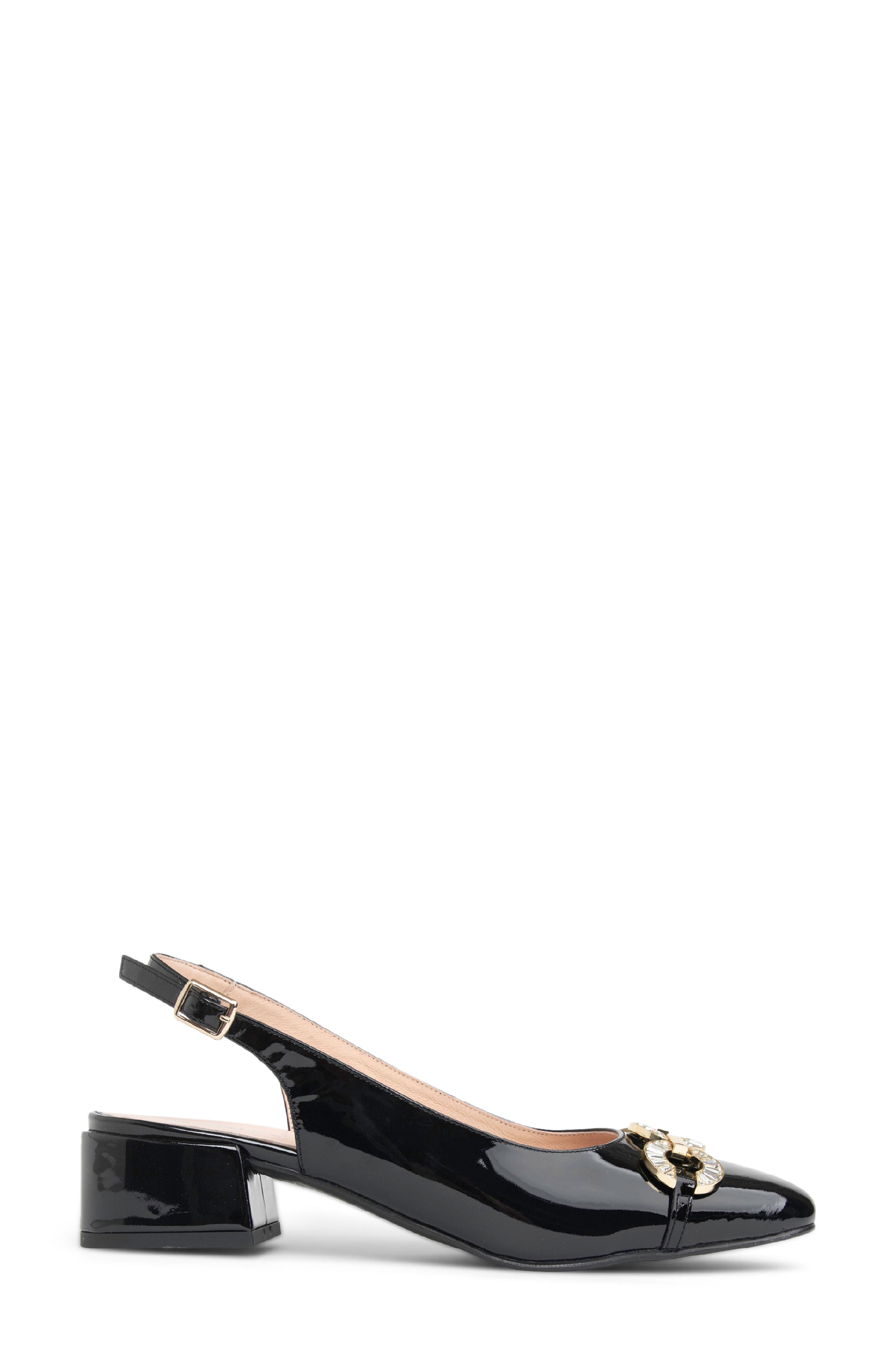 patricia green Aubrey Slingback Pump, Alternate, color, Black Patent