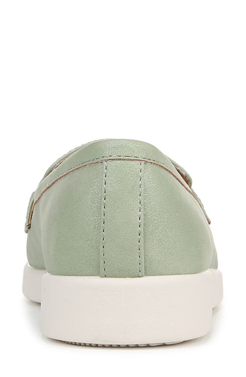 Naturalizer Isla Loafer In Pistachio Green Faux Leather