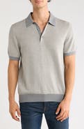 Brooks Brothers Herringbone Short Sleeve Knit Polo
