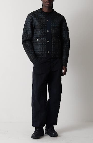Stone Island Compass Logo Patch Nylon Straight Leg Pants | Nordstrom