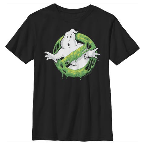 Boy's Ghostbusters Slime Logo  Graphic T-Shirt