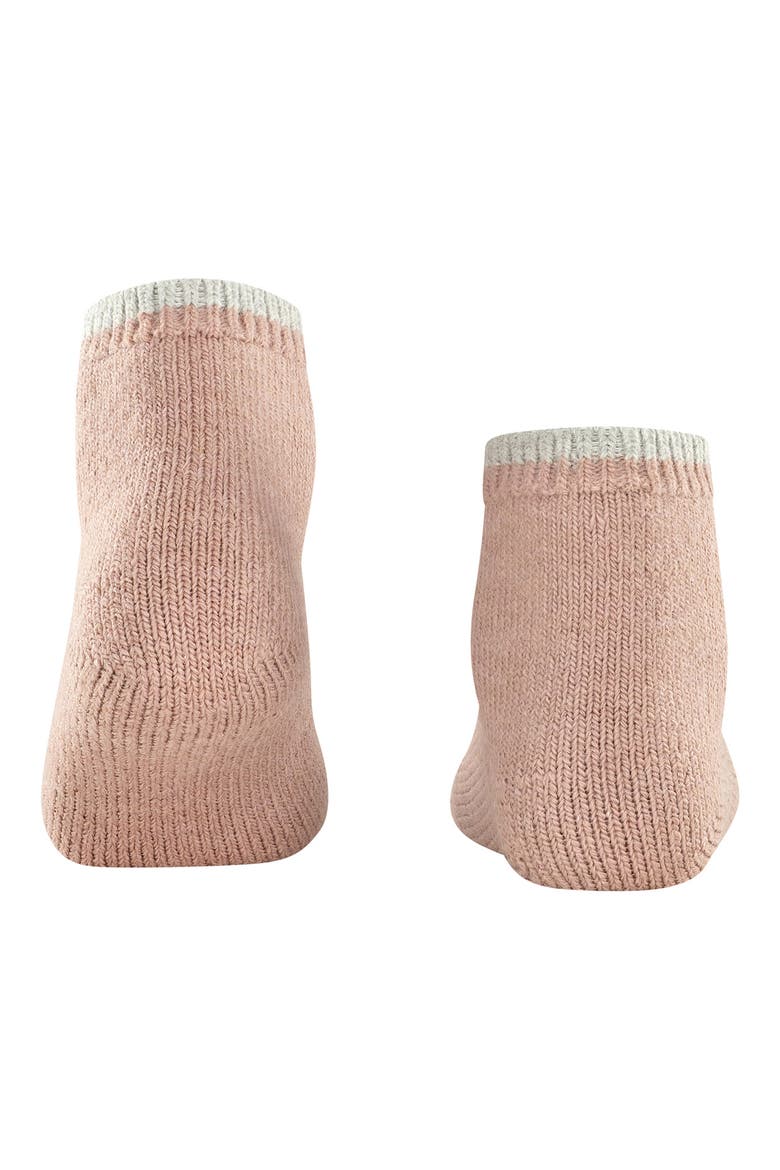 Cosy Plush Short Socks, Alternate, color, ROSEWATER