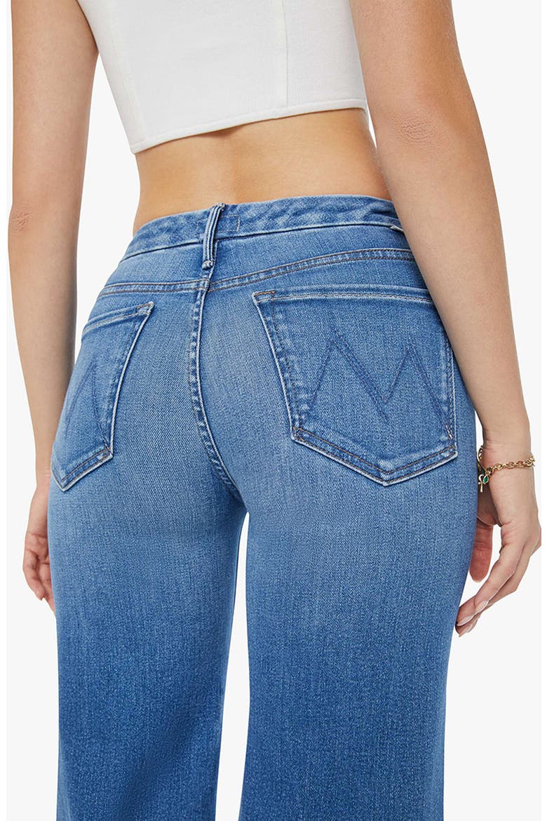 The Roller High Waist Wide Leg Jeans, Alternate, color, WORK HARD PLAY HARD
