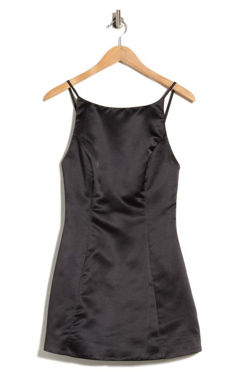 Cody A-Line Satin Minidress