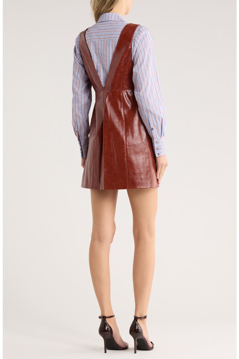 cinq a sept red leather dress à Tade Faux Pinafore Shirtdress (Women) recommended-product:twisted-seam-denim-full-length-off-white