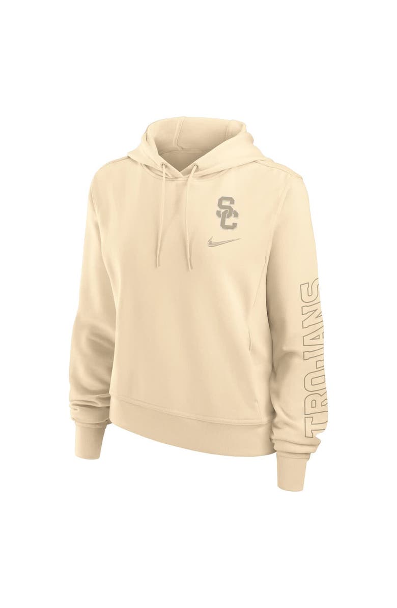 Nike Women's Nike Tan USC Trojans One Pullover Hoodie, Alternate, color, Tan