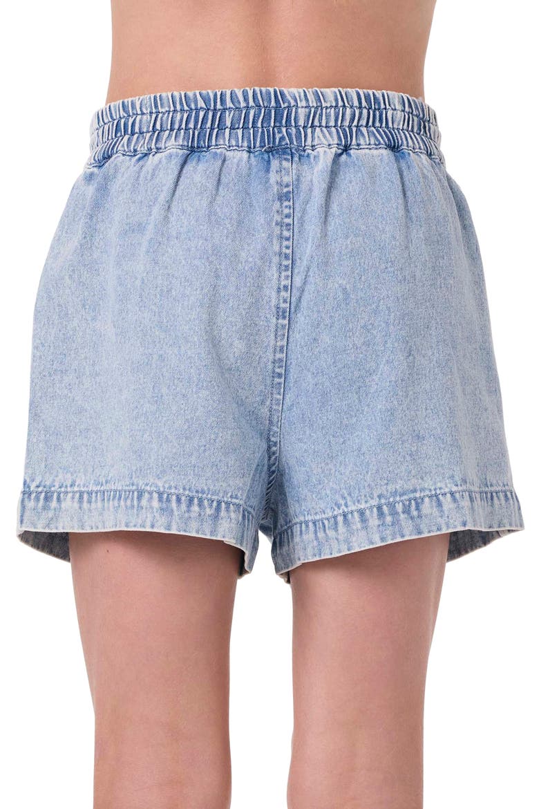 Kids' Kaylas Drawstring Denim Shorts, Alternate, color, DRIFTER