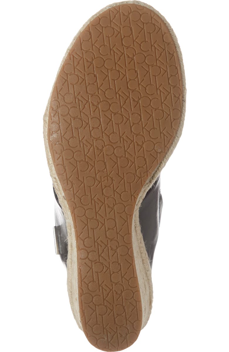 Calvin Klein Brooke Espadrille Wedge Sandal, Alternate, color,