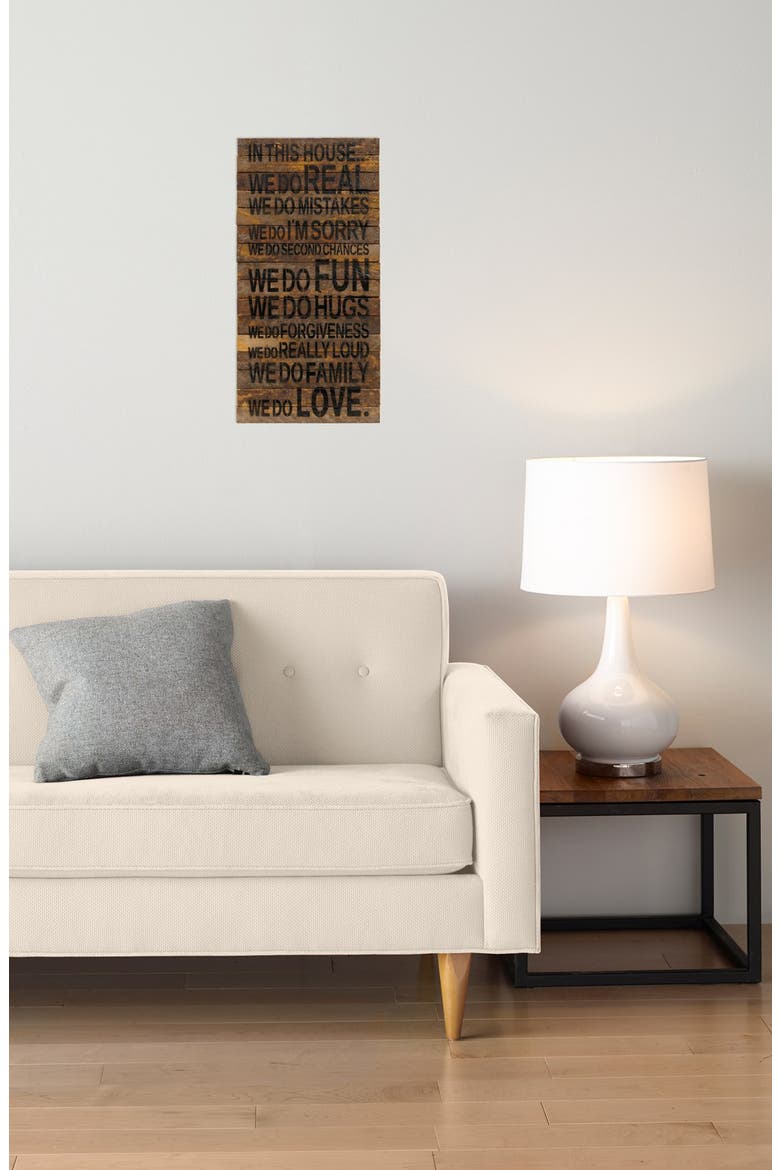 Repurposed Wood Wall Art, Alternate, color, BROWN