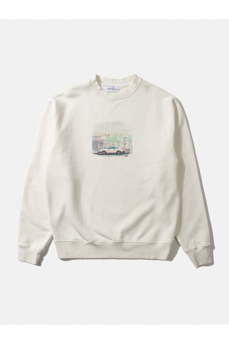 Chasing Classics Printed Sweatshirt, Alternate, color, Plain Off White