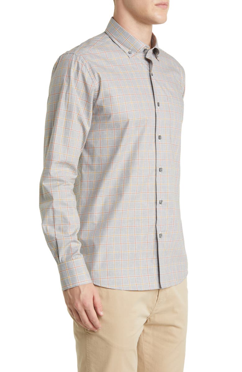 Scott Barber Check Button-Down Shirt, Alternate, color,