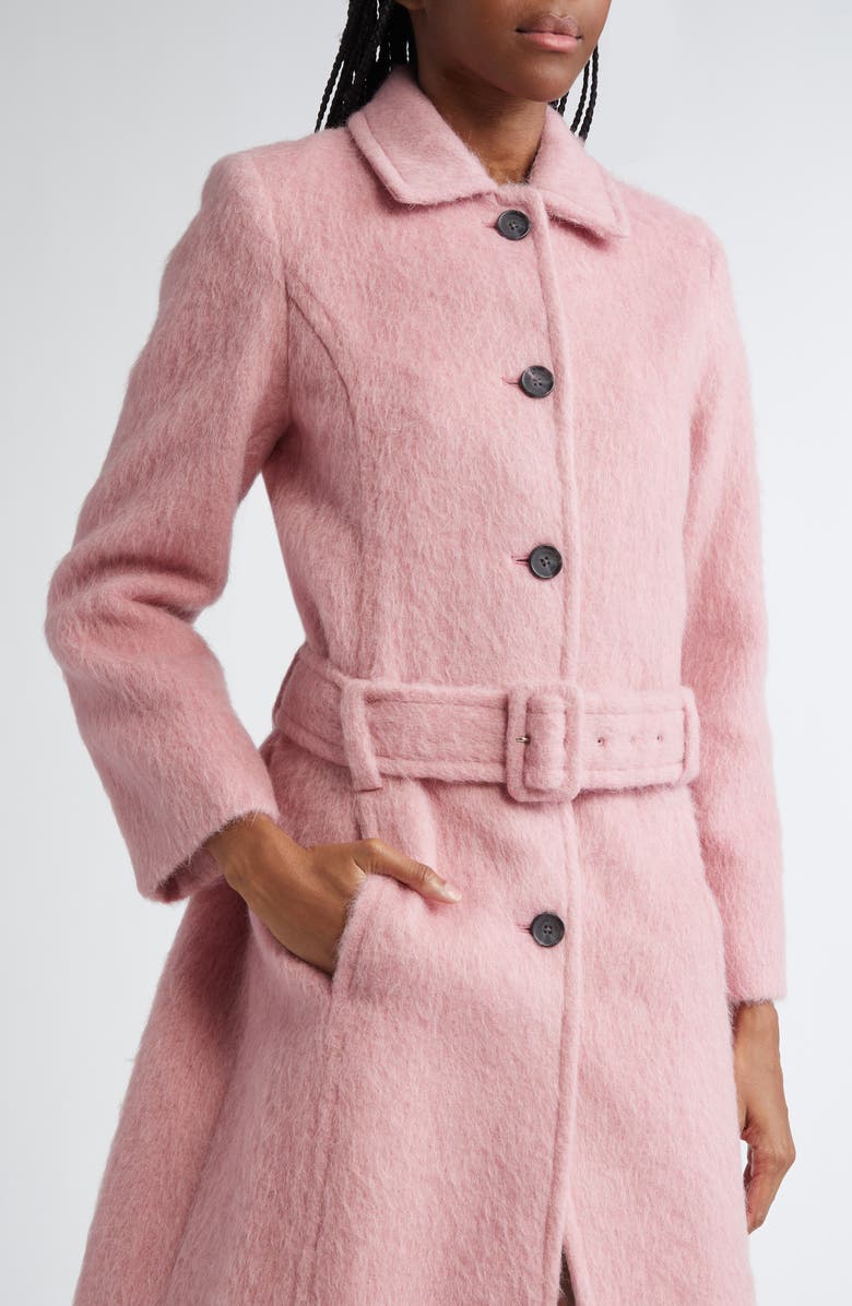 Norwich Belted Alpaca & Wool Blend Coat
