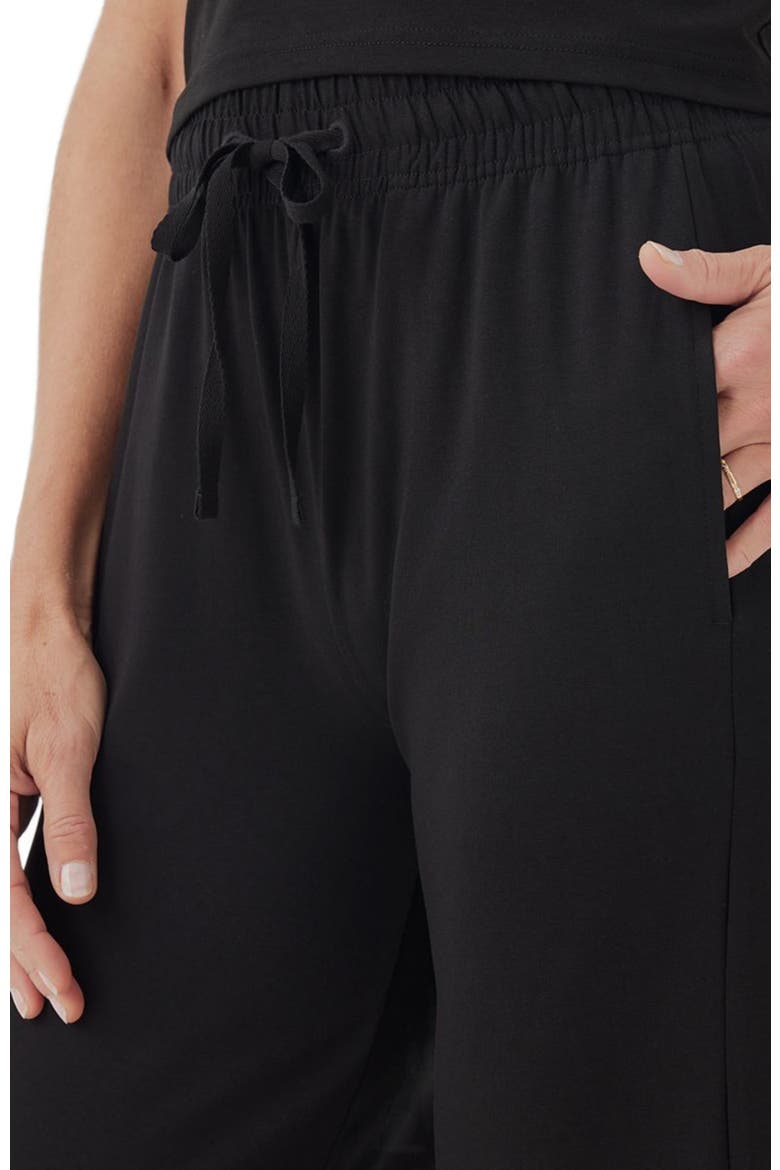 Cool Stretch Lounge Pant Made With Organic Cotton, Alternate, color, Black