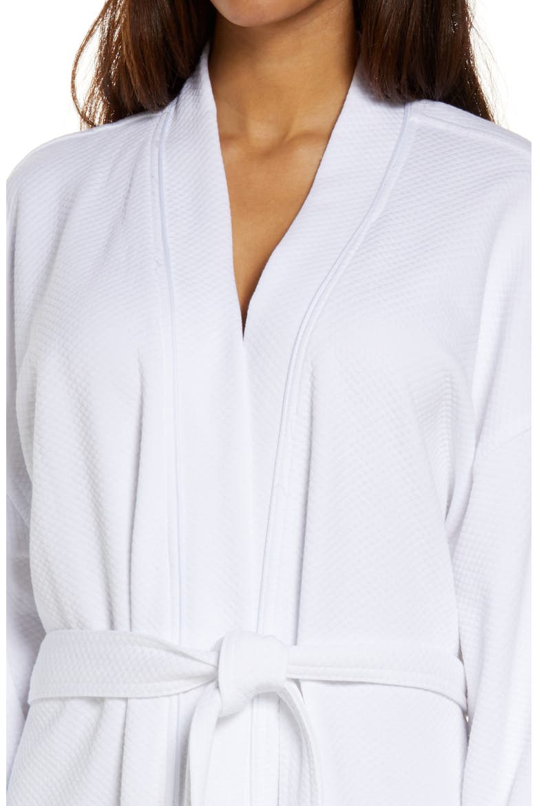 Panama Waffle Robe, Alternate, color, WHITE