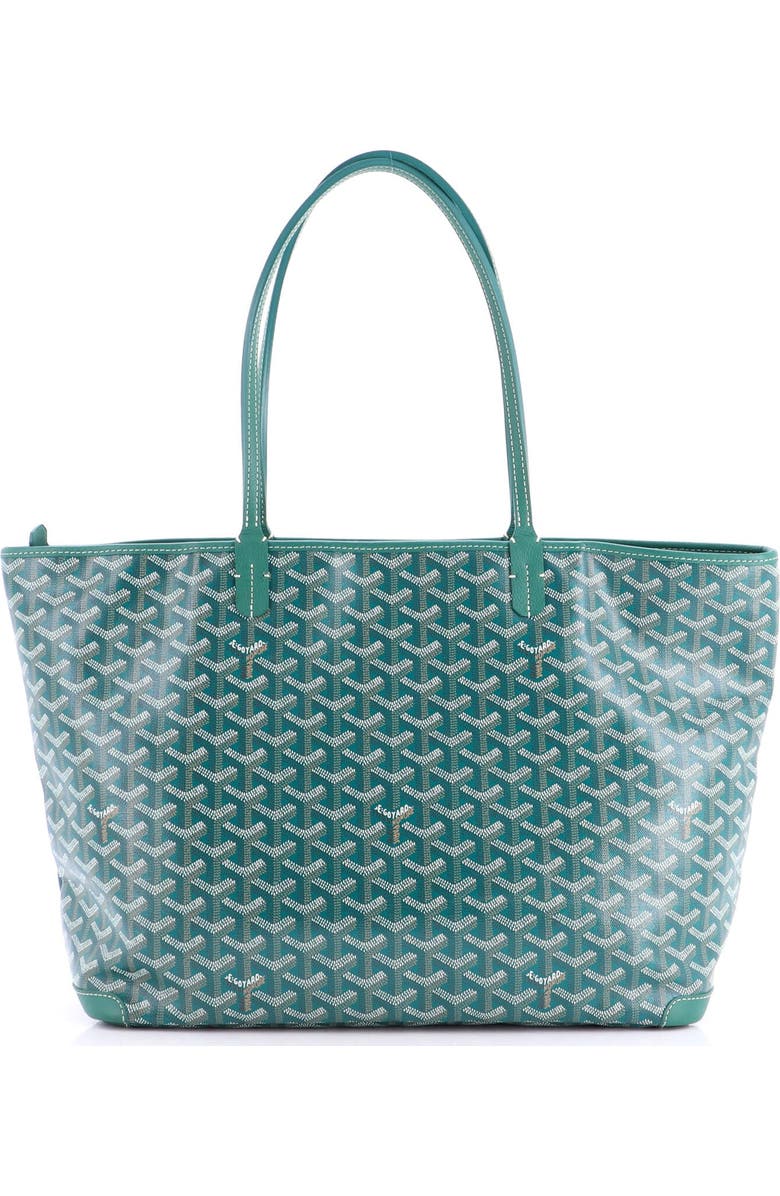 Pre-Owned Goyard Artois Tote Coated Canvas MM, Alternate, color, Green