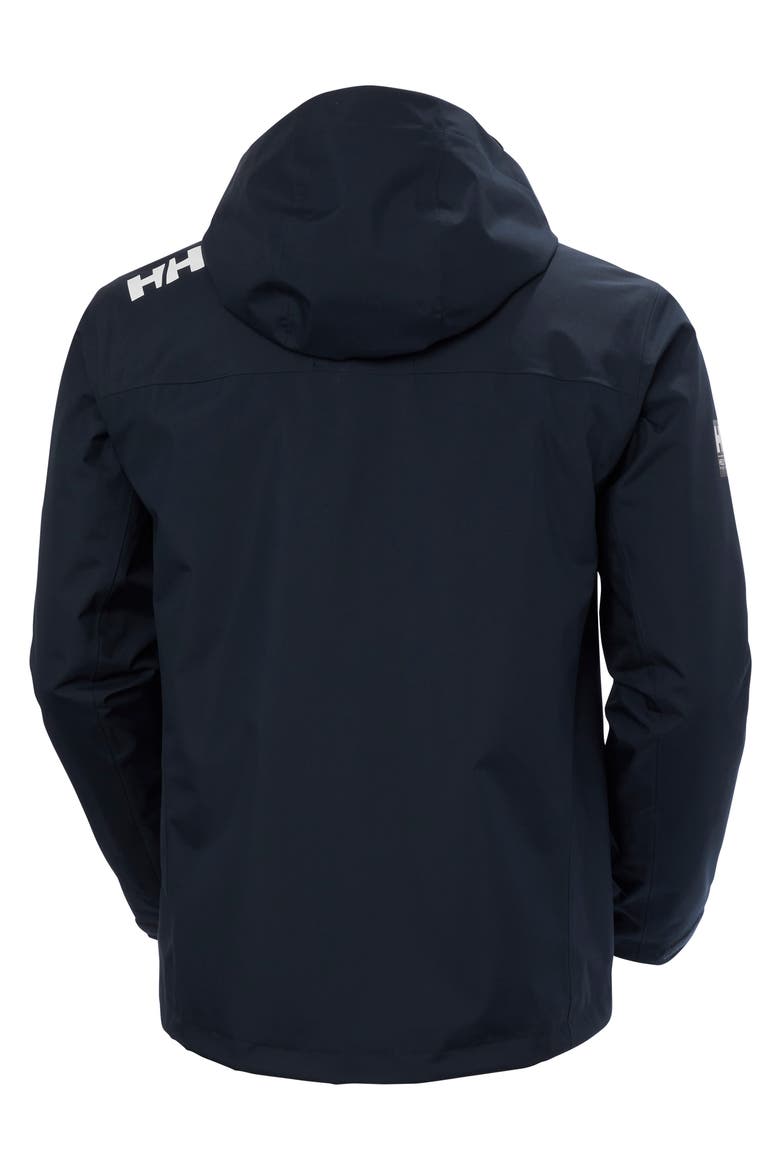Hooded Crew 2.0 Waterproof Midlayer Sailing Jacket, Alternate, color, NAVY