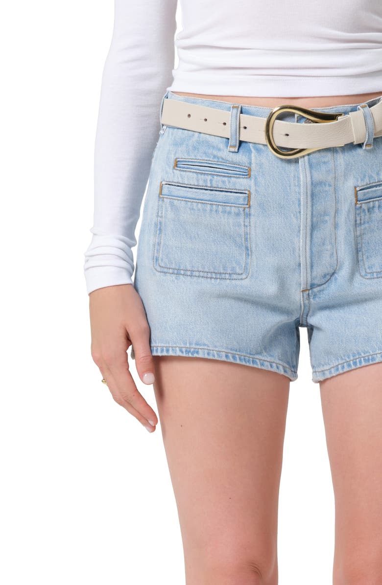 Citizens of Humanity Marlow Patch Pocket Denim Shorts, Alternate, color, Lasso Light Indigo