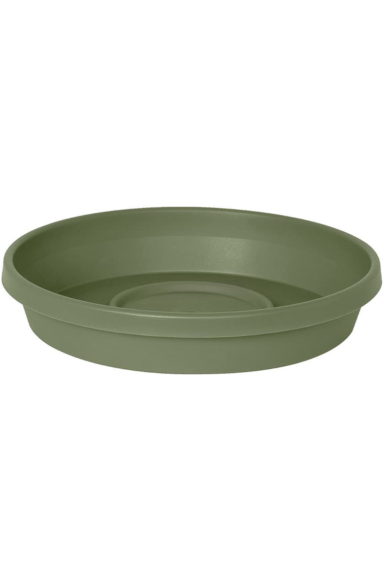 Terra 17 Inch Resin Saucer, Main, color, Green