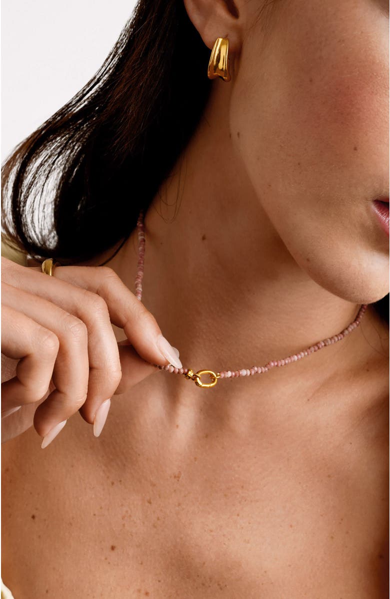 Katie Loxton Rhodochrosite Necklace, Alternate, color, 