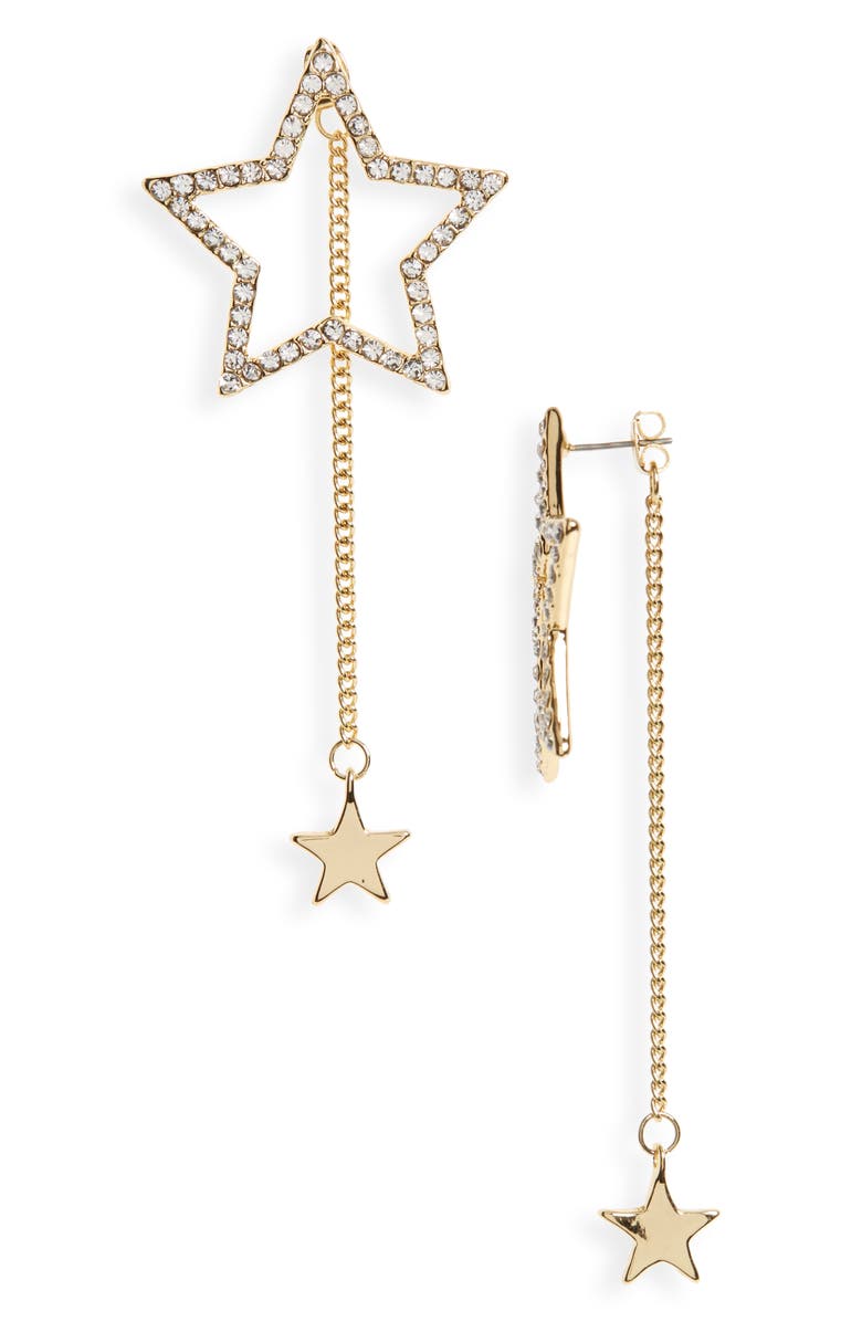 Cara Large Star Statement Earrings, Main, color,