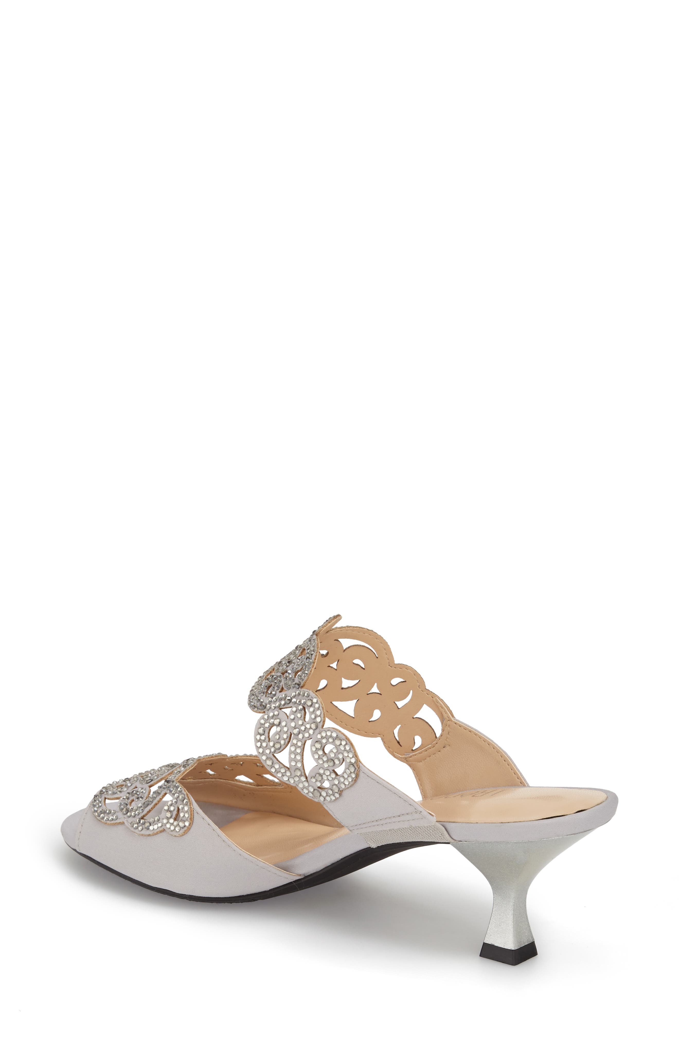 J. Reneé 'Francie' Evening Sandal, Alternate, color, Silver