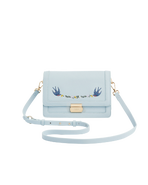 Fable England Bird Embroidered Foldover Purse