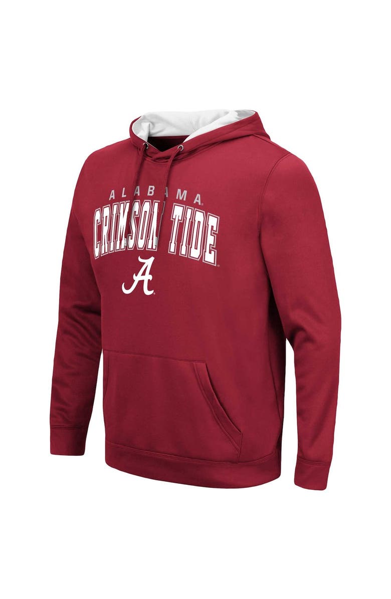 COLOSSEUM Men's Colosseum Crimson Alabama Crimson Tide Resistance Pullover Hoodie, Alternate, color, Crimson