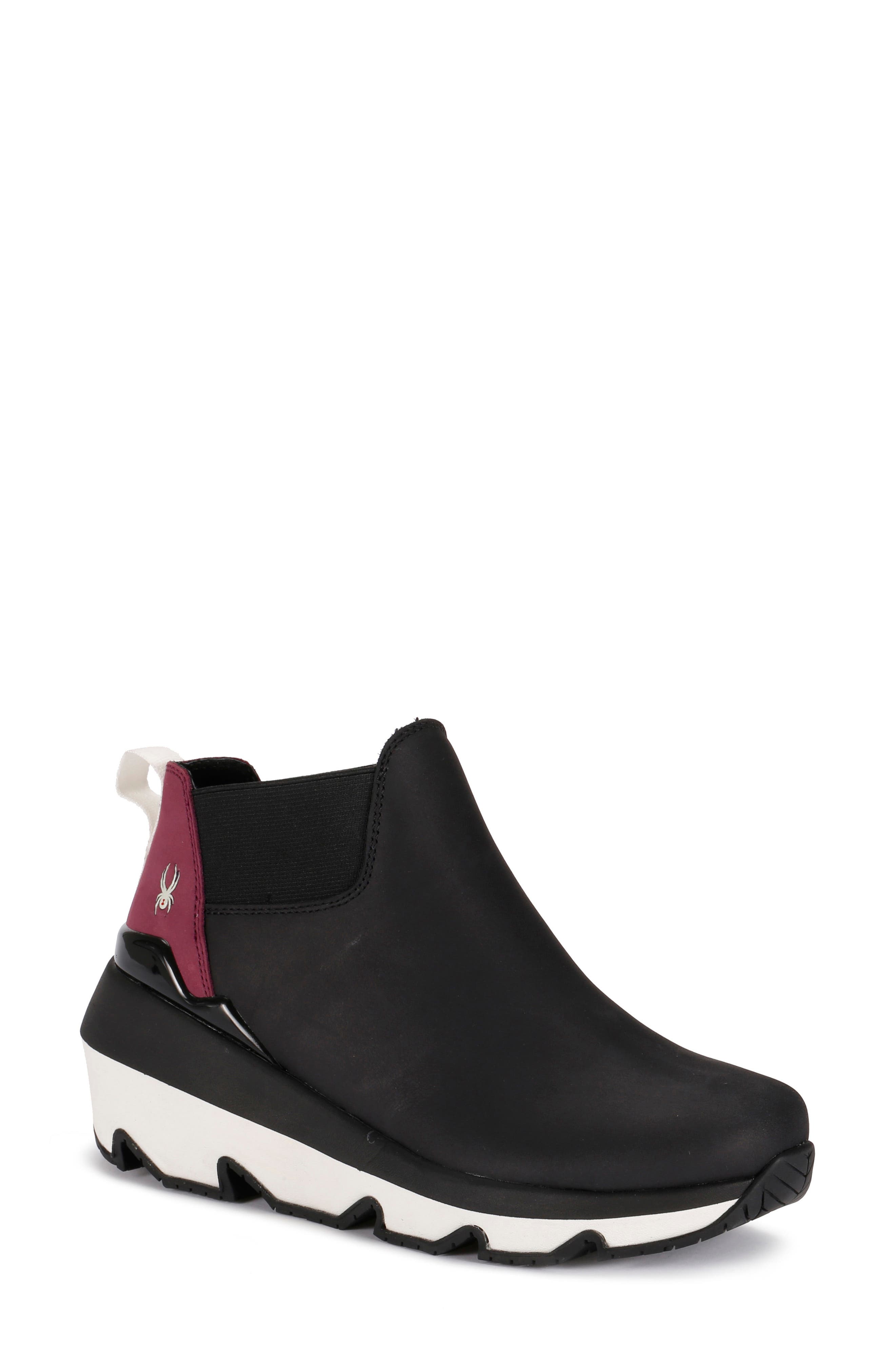 Spyder Crossover Wedge Chelsea Boot, Main, color, 