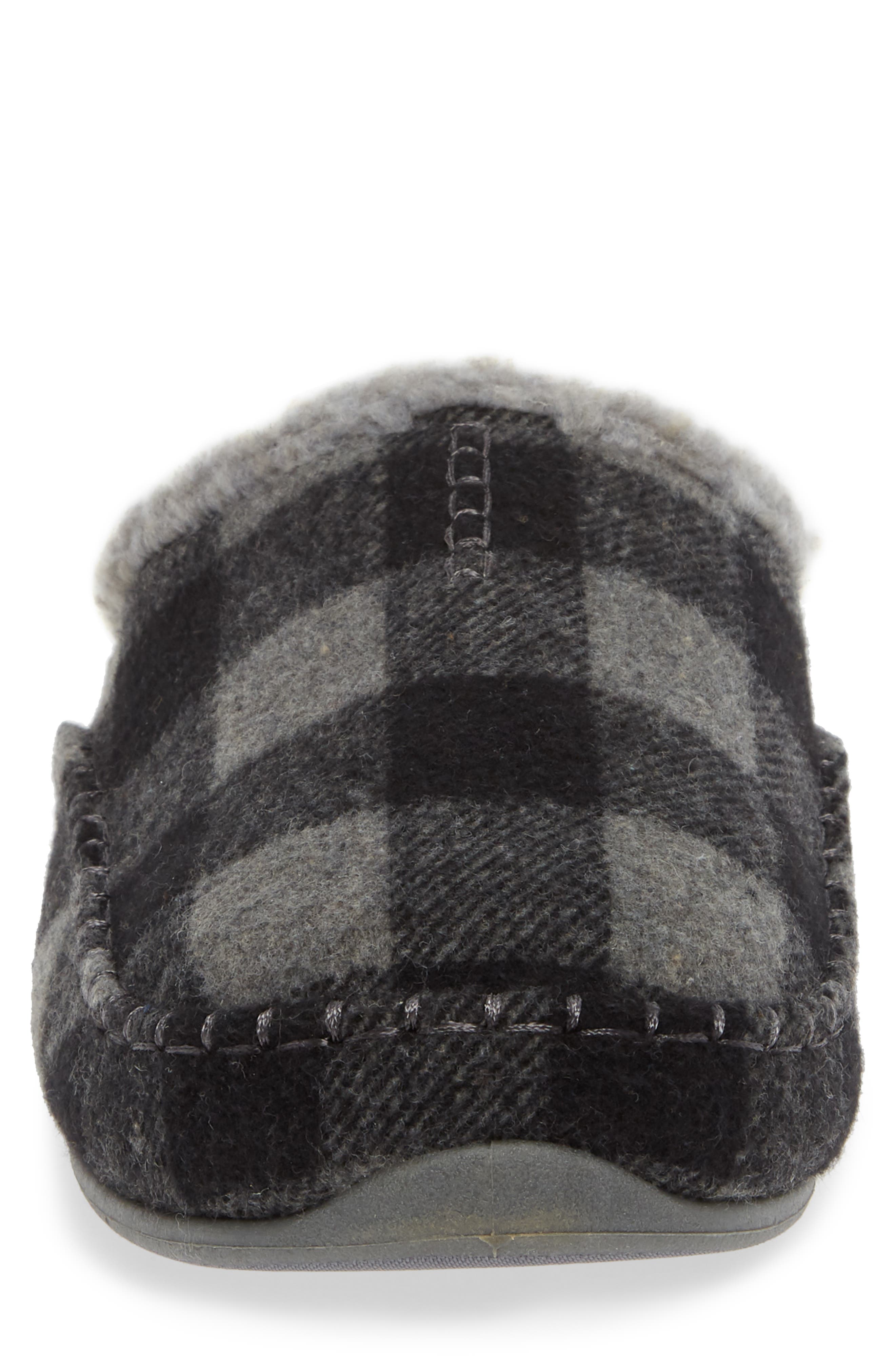 Deer Stags Nordic Slipper, Alternate, color, Grey / Black