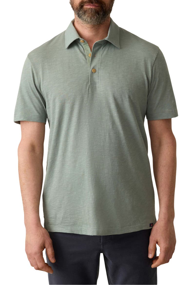 Sunwashed T-Shirt Polo, Main, color, SAGE CREEK